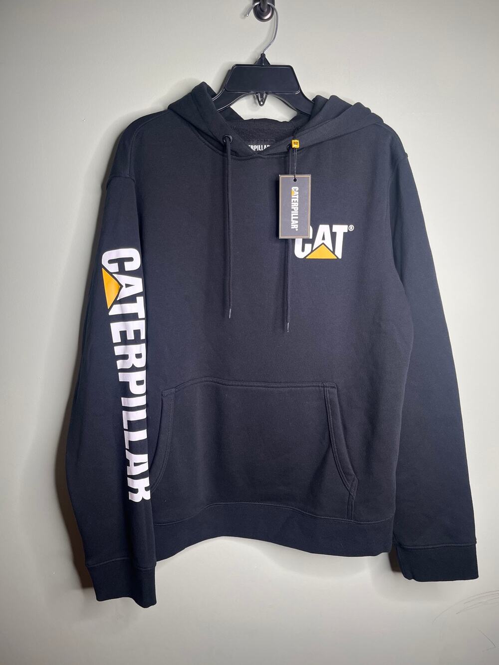 Caterpillar CAT Black Workwear Hoodie Medium